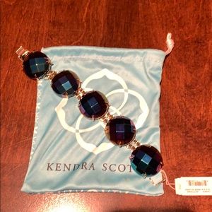 Kendra Scott Large Iridescent Blue Bracelet